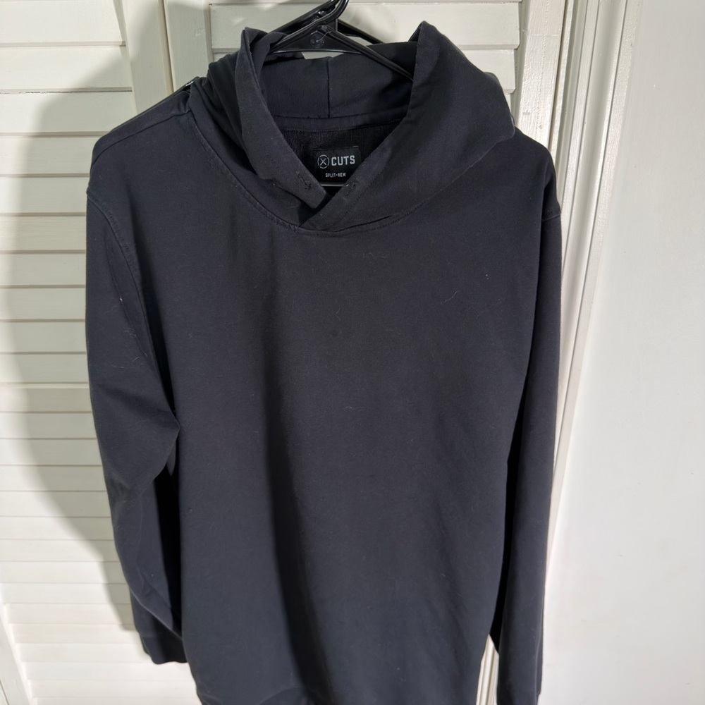 Cuts Clothing split Hem Hoodie